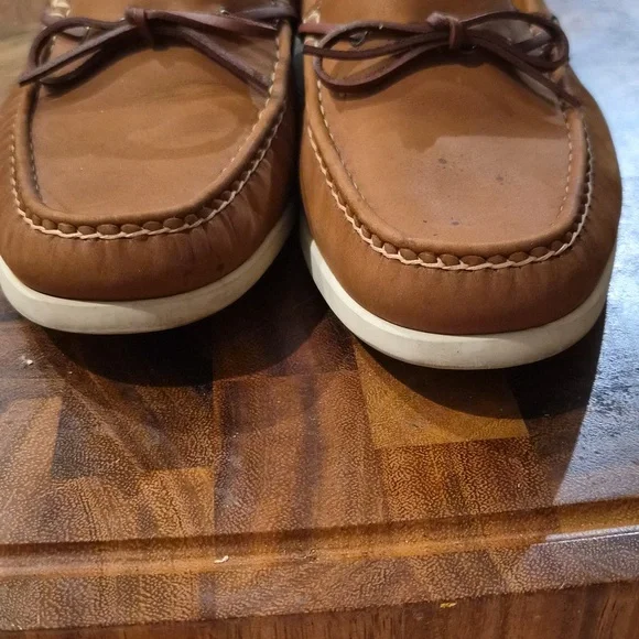 Ferragamo Brown Leather LoafersDeck Shoes with Bow Detail 9  display picture 1